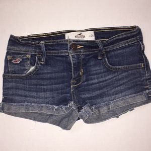 Hollister stitched cuff denim shorts
